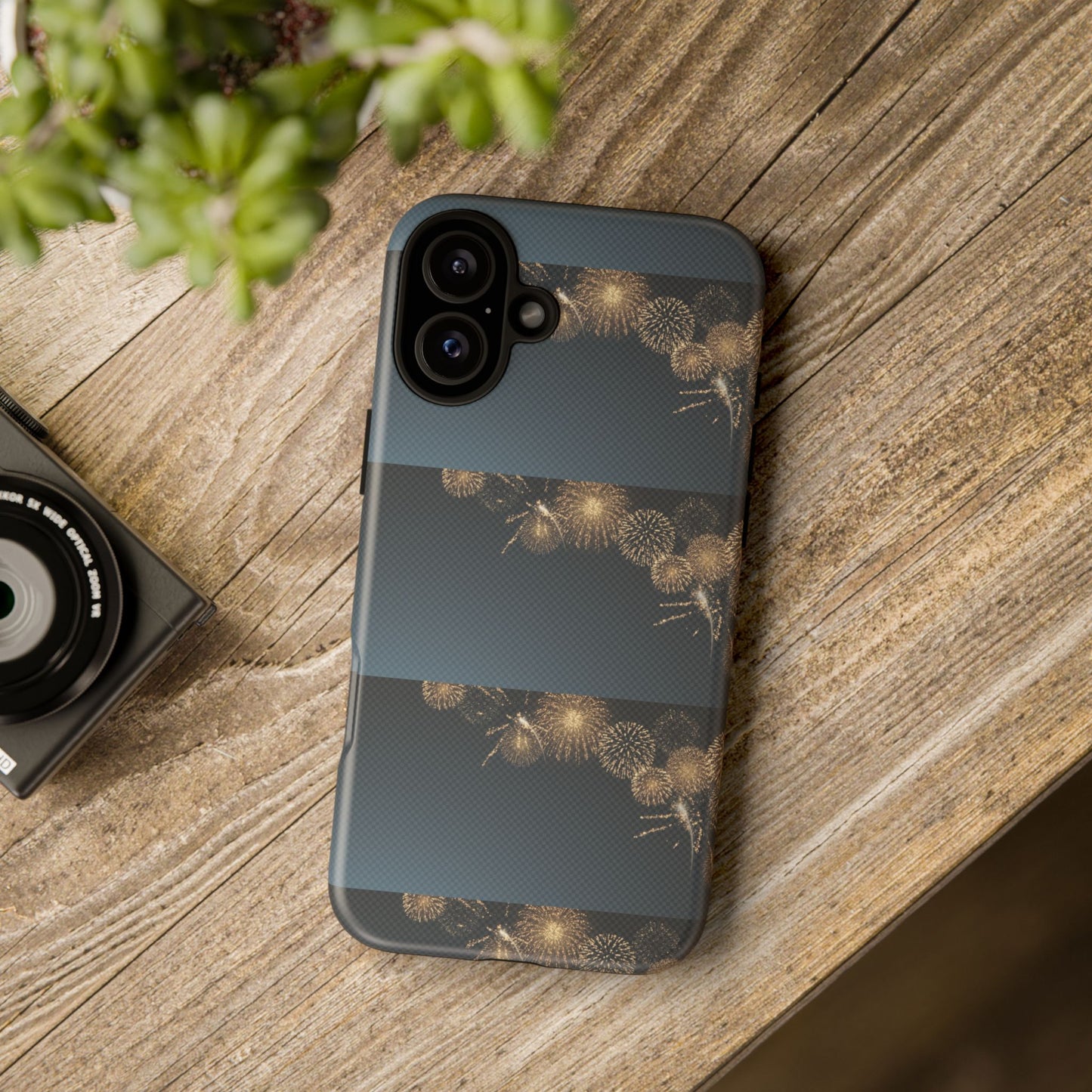 Elegant Fireworks Phone Case, Tough Phone Cover, Holiday Gift, Customizable Case, Premium Protection, Unique Design