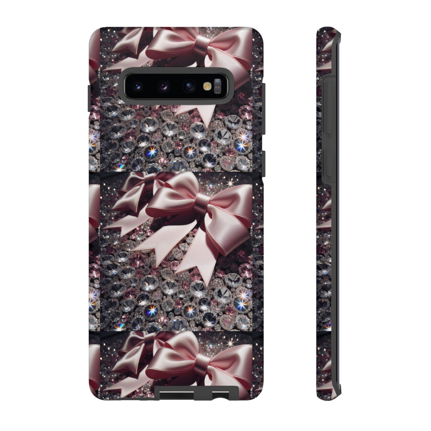 Sparkling Glam Phone Case, Tough Cases, Gift for Her, Stylish Cell Phone Accessories, Blinged Out Designs, Holiday Gifts