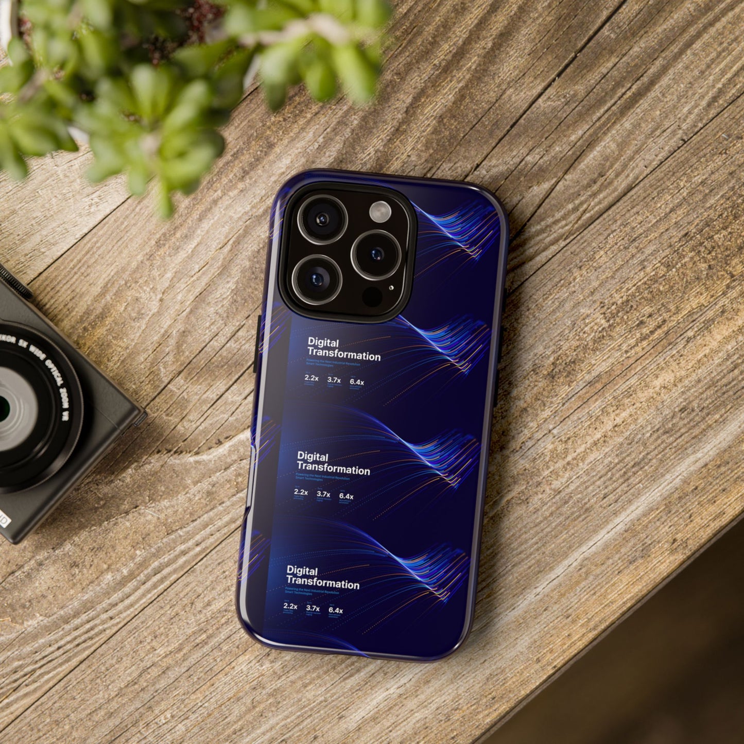 Digital Transformation Phone Case, Tough Cases for Modern Tech, Gifts for Digital Nomads, Unique Designs for Gadget Lovers, Custom [...]