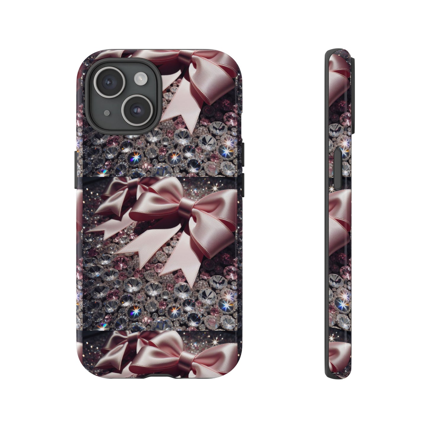 Sparkling Glam Phone Case, Tough Cases, Gift for Her, Stylish Cell Phone Accessories, Blinged Out Designs, Holiday Gifts