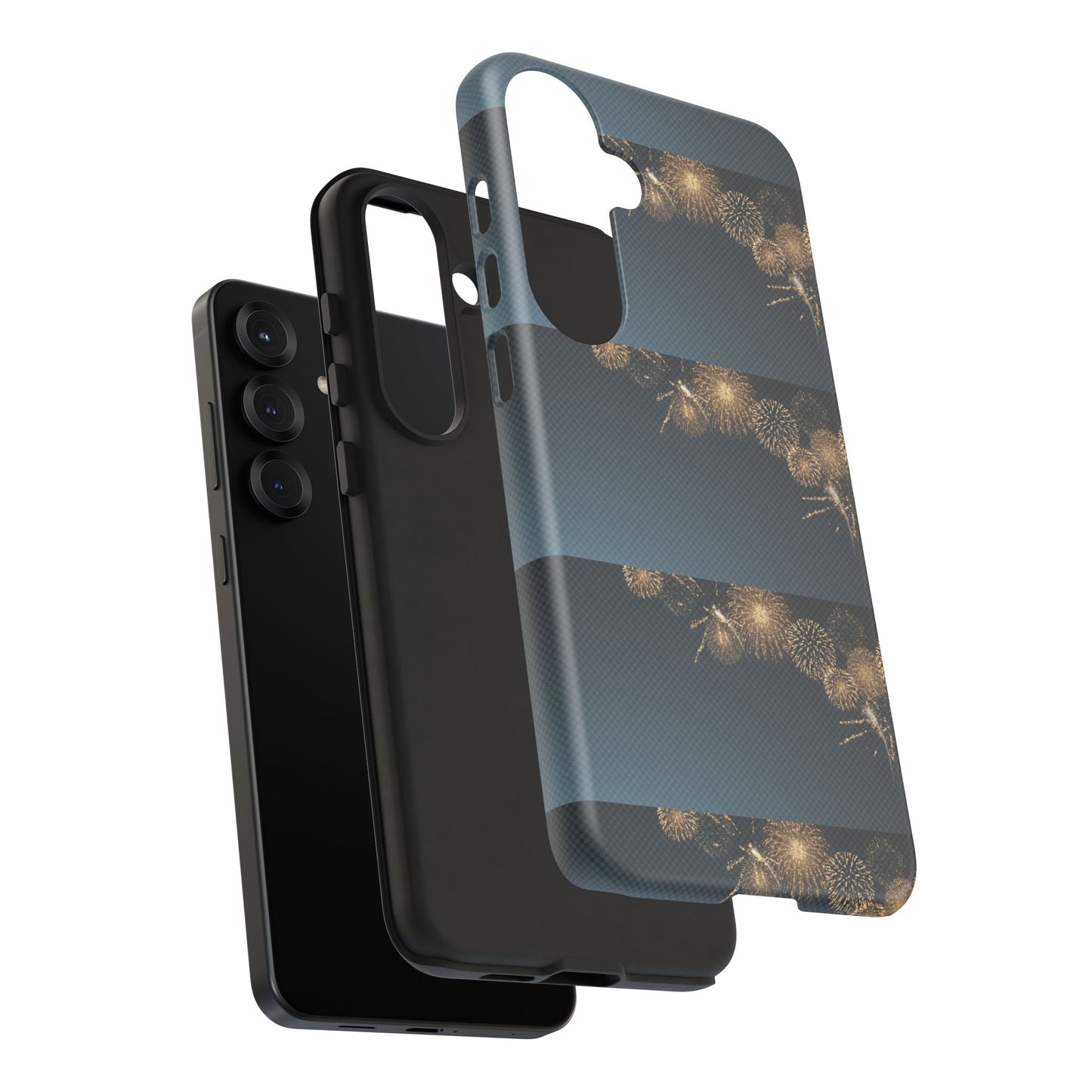 Elegant Fireworks Phone Case, Tough Phone Cover, Holiday Gift, Customizable Case, Premium Protection, Unique Design