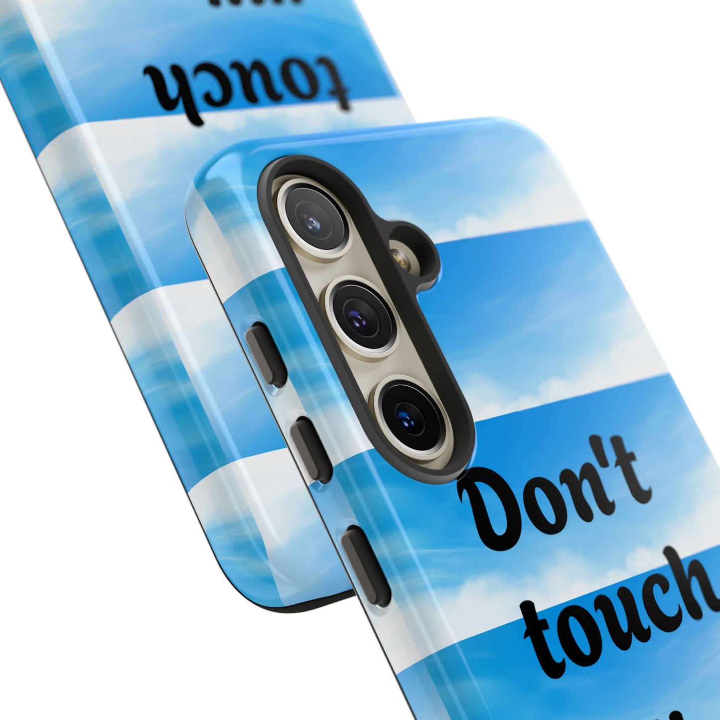 Phone Case, Quirky Phone Cover, Don't Touch My Phone Case, Gift for Teens, Trendy Accessory, Unique Phone Protection