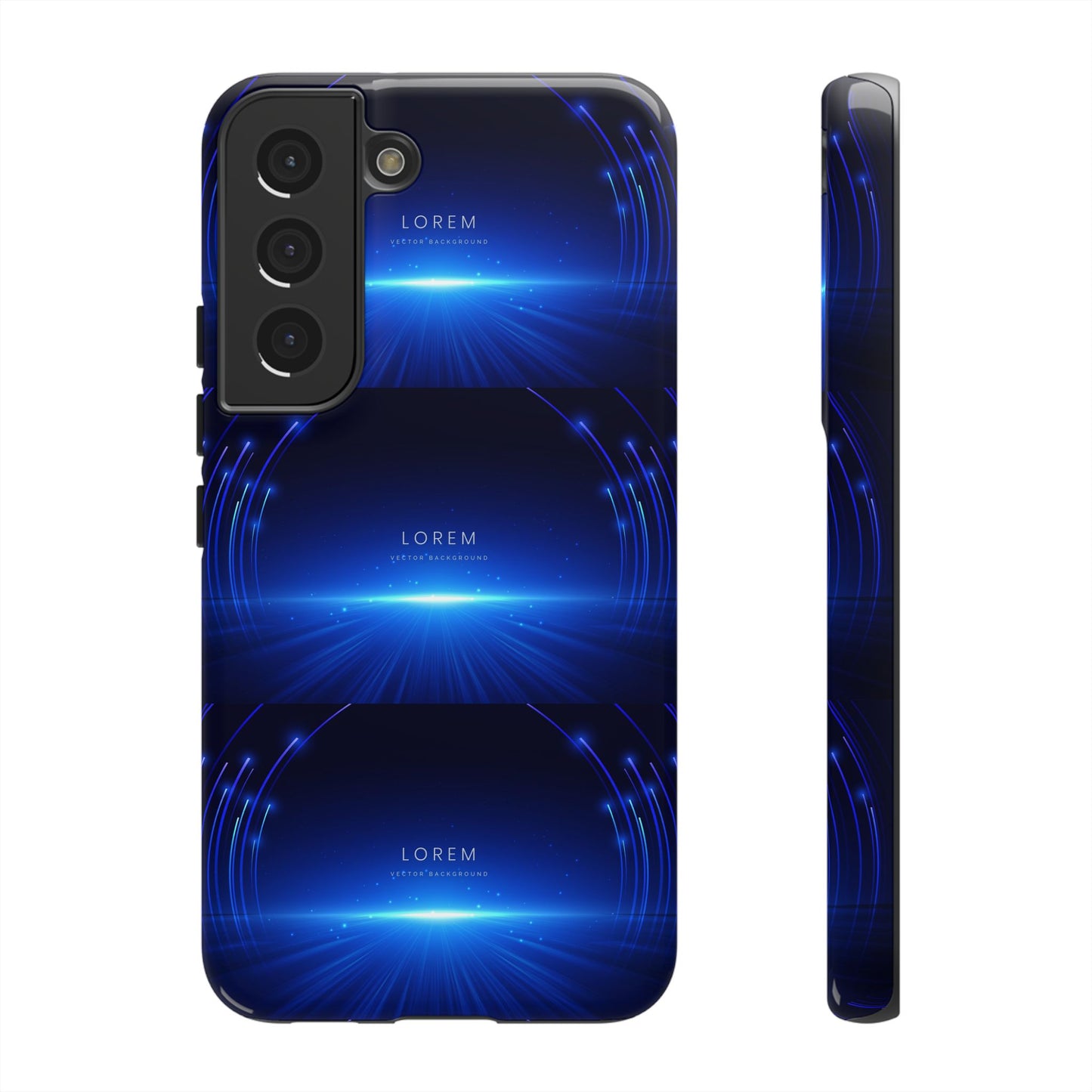 Tough Cases: Blue Lightwave Phone Case, Stylish Mobile Cover, Durable Protective Case, Gift for Tech Lovers, Trendy Gadget Accessory