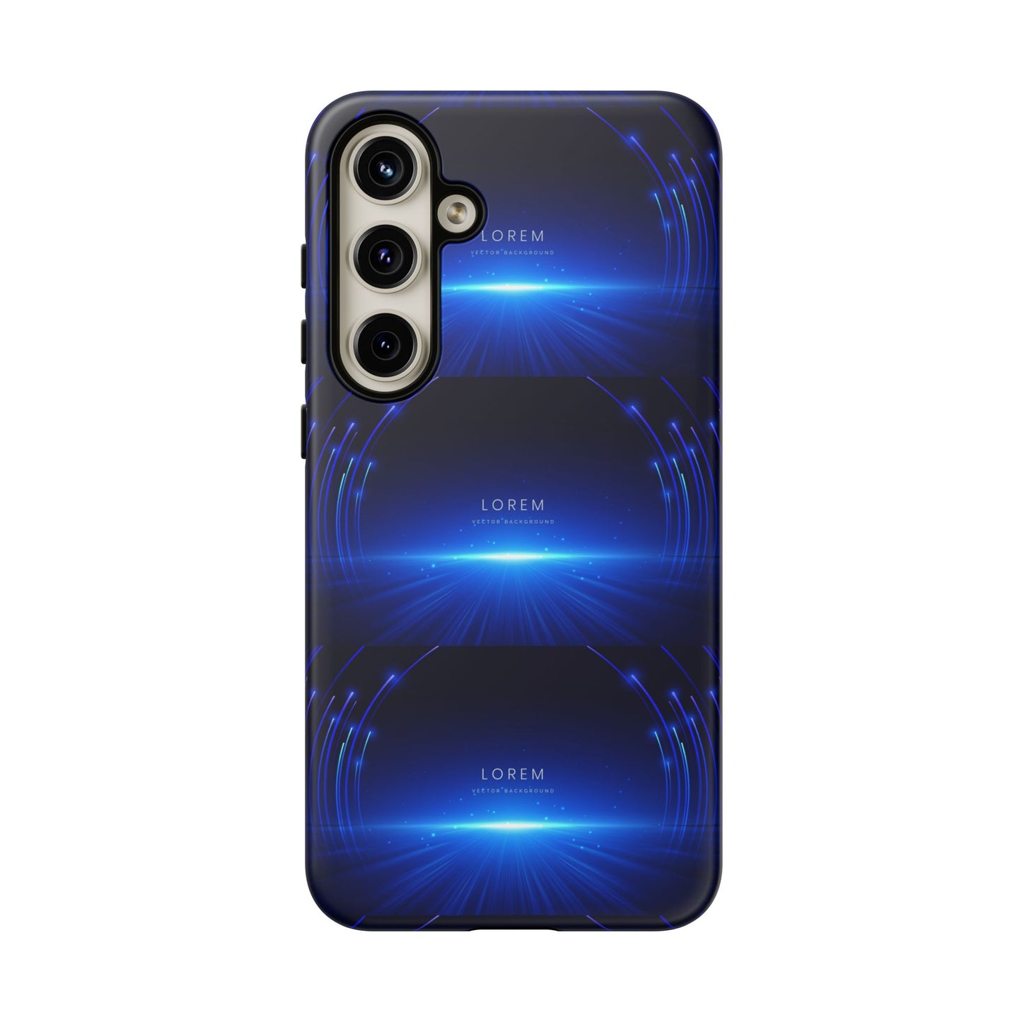 Tough Cases: Blue Lightwave Phone Case, Stylish Mobile Cover, Durable Protective Case, Gift for Tech Lovers, Trendy Gadget Accessory