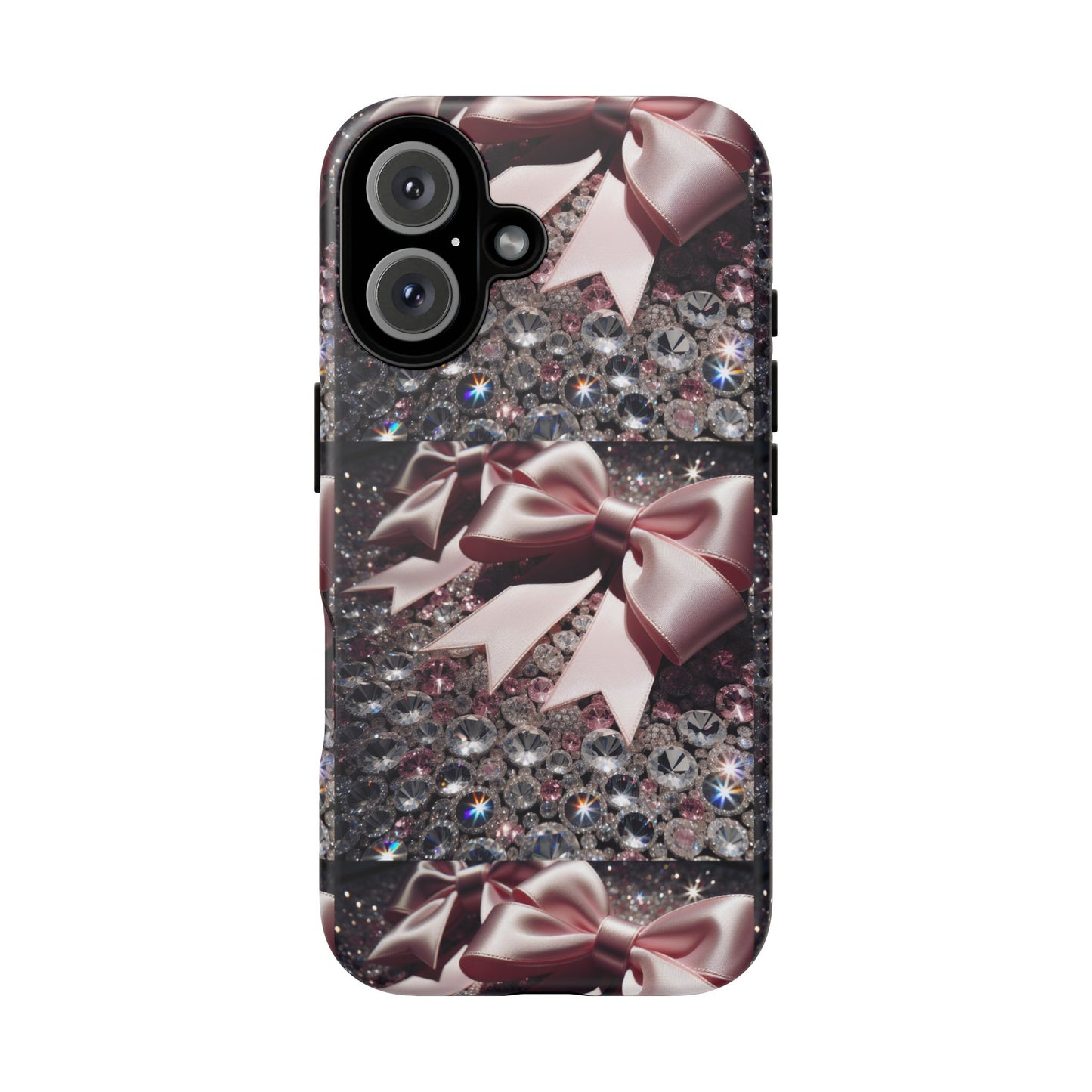 Sparkling Glam Phone Case, Tough Cases, Gift for Her, Stylish Cell Phone Accessories, Blinged Out Designs, Holiday Gifts