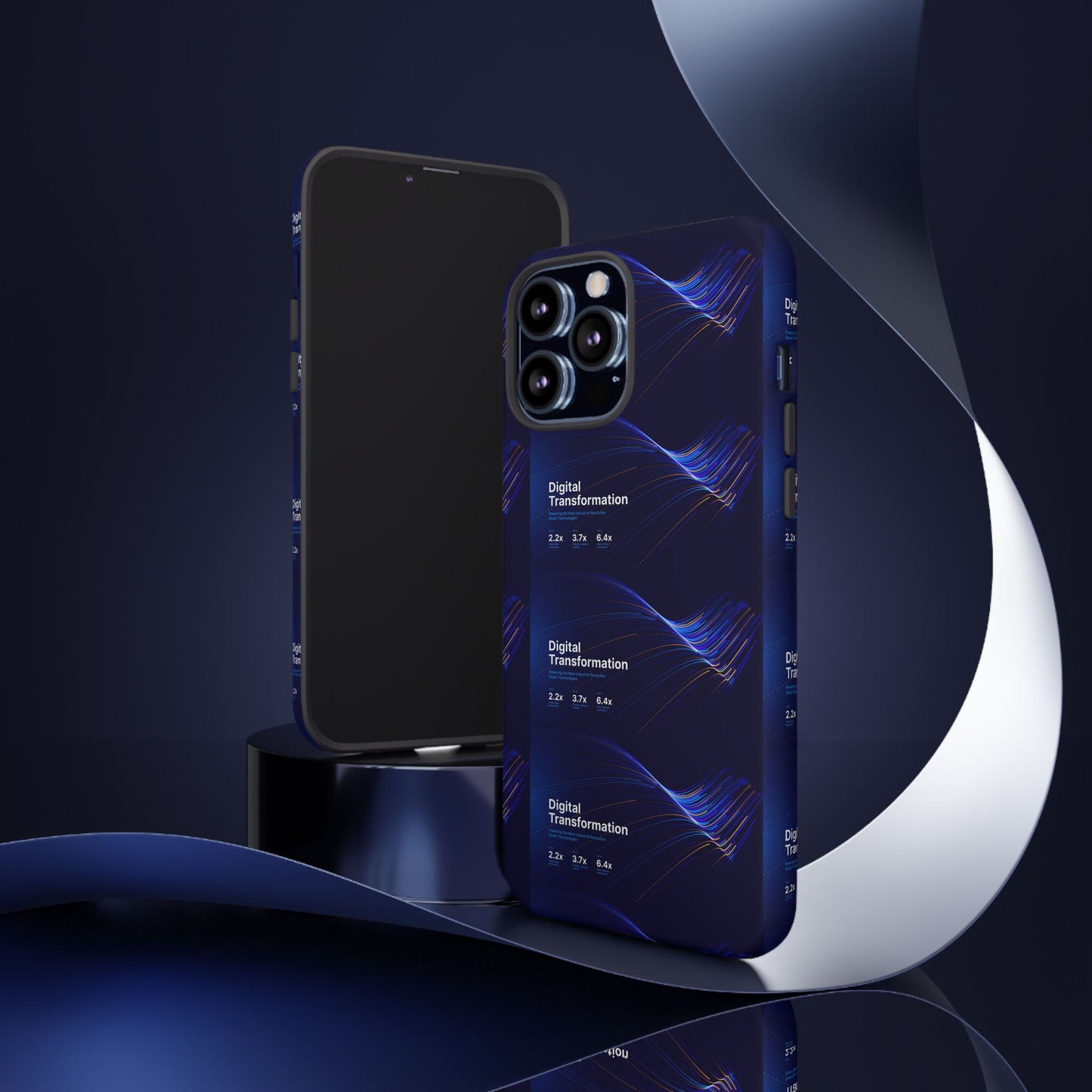 Digital Transformation Phone Case, Tough Cases for Modern Tech, Gifts for Digital Nomads, Unique Designs for Gadget Lovers, Custom [...]