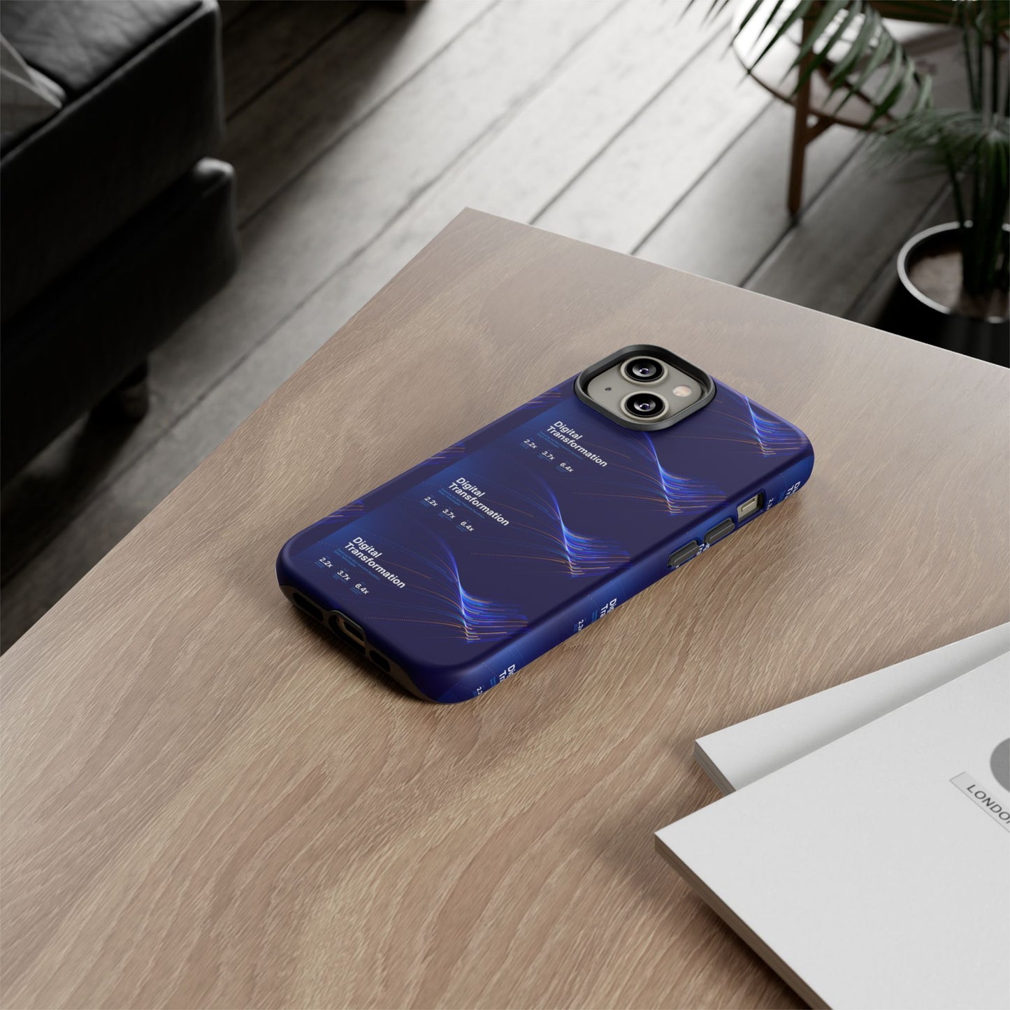Digital Transformation Phone Case, Tough Cases for Modern Tech, Gifts for Digital Nomads, Unique Designs for Gadget Lovers, Custom [...]