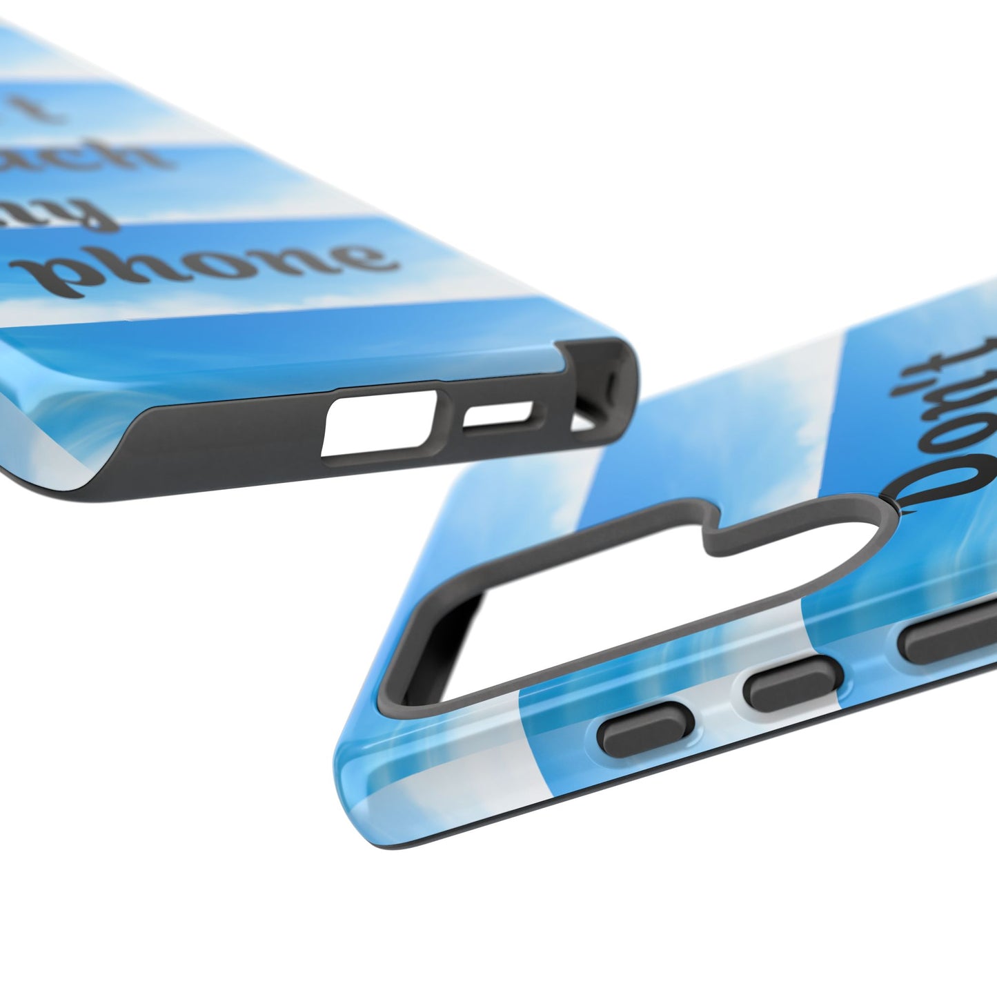 Phone Case, Quirky Phone Cover, Don't Touch My Phone Case, Gift for Teens, Trendy Accessory, Unique Phone Protection