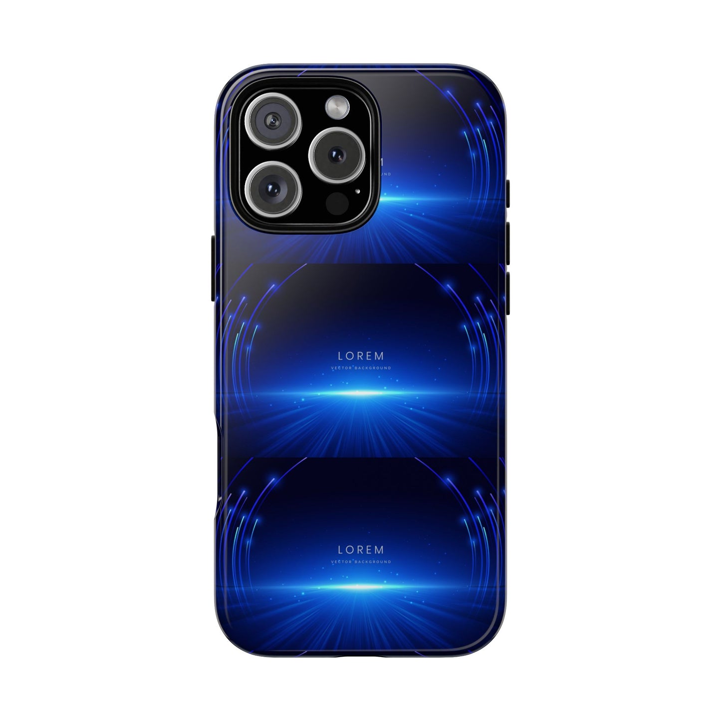 Tough Cases: Blue Lightwave Phone Case, Stylish Mobile Cover, Durable Protective Case, Gift for Tech Lovers, Trendy Gadget Accessory