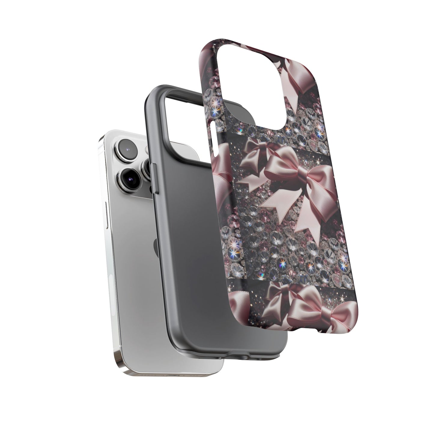 Sparkling Glam Phone Case, Tough Cases, Gift for Her, Stylish Cell Phone Accessories, Blinged Out Designs, Holiday Gifts