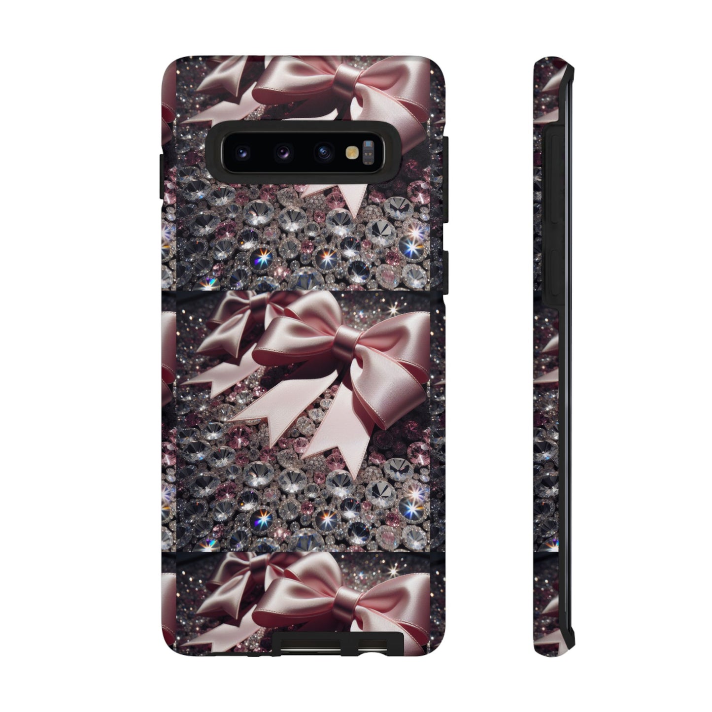 Sparkling Glam Phone Case, Tough Cases, Gift for Her, Stylish Cell Phone Accessories, Blinged Out Designs, Holiday Gifts