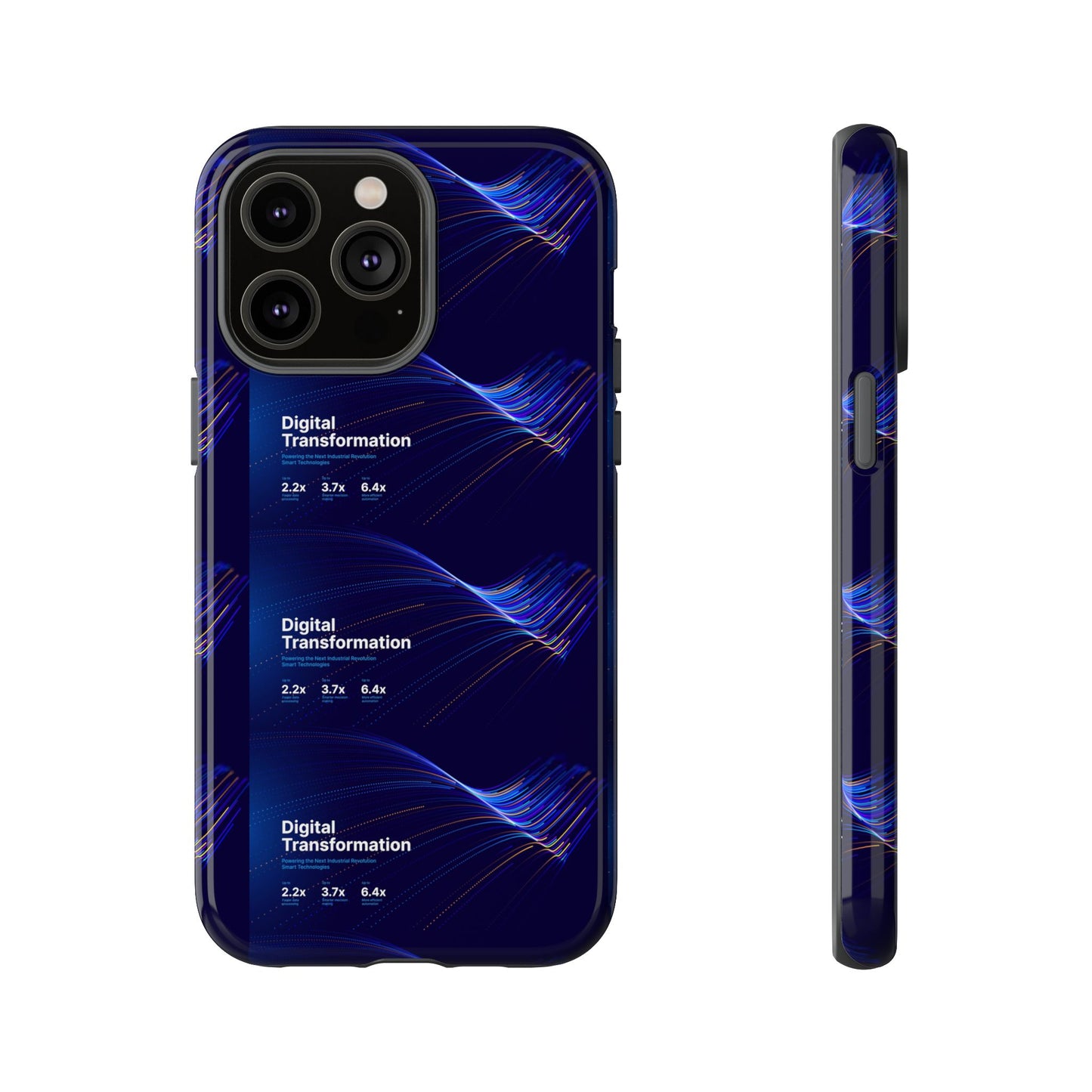 Digital Transformation Phone Case, Tough Cases for Modern Tech, Gifts for Digital Nomads, Unique Designs for Gadget Lovers, Custom [...]