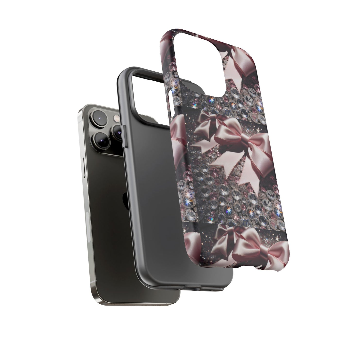 Sparkling Glam Phone Case, Tough Cases, Gift for Her, Stylish Cell Phone Accessories, Blinged Out Designs, Holiday Gifts