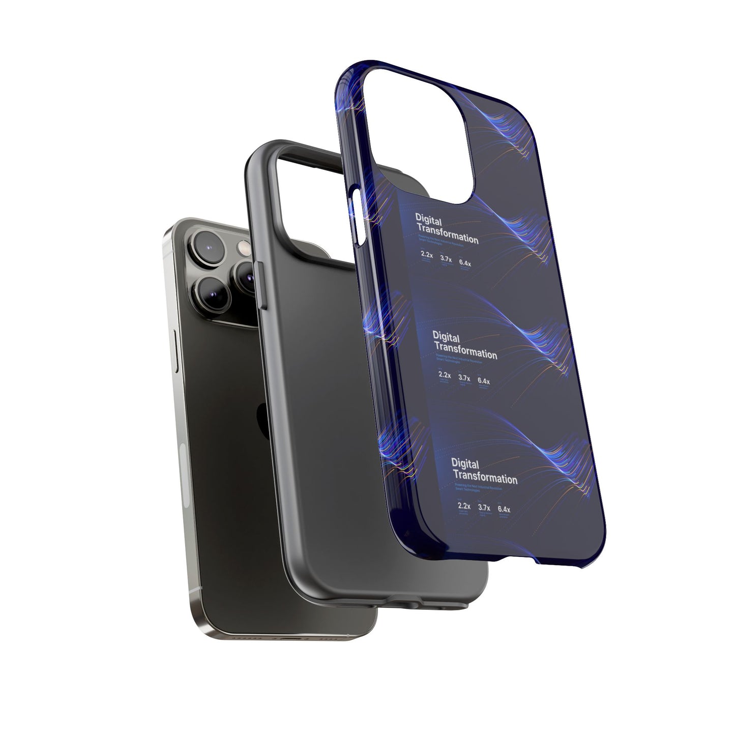 Digital Transformation Phone Case, Tough Cases for Modern Tech, Gifts for Digital Nomads, Unique Designs for Gadget Lovers, Custom [...]