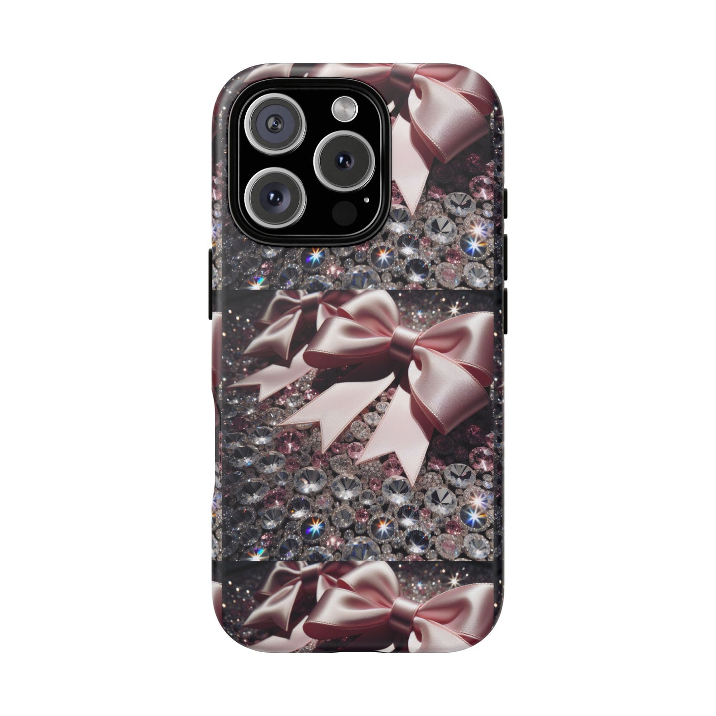 Sparkling Glam Phone Case, Tough Cases, Gift for Her, Stylish Cell Phone Accessories, Blinged Out Designs, Holiday Gifts