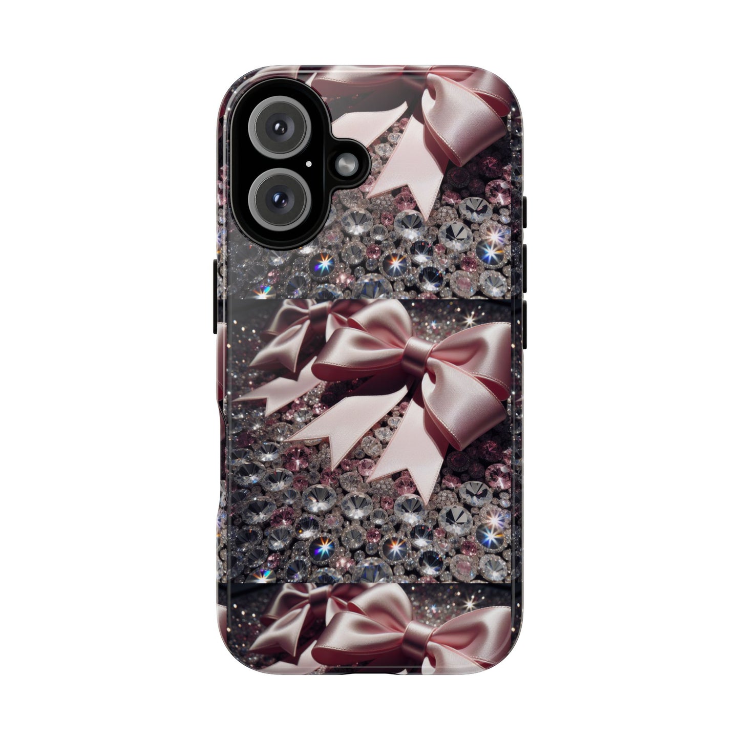 Sparkling Glam Phone Case, Tough Cases, Gift for Her, Stylish Cell Phone Accessories, Blinged Out Designs, Holiday Gifts