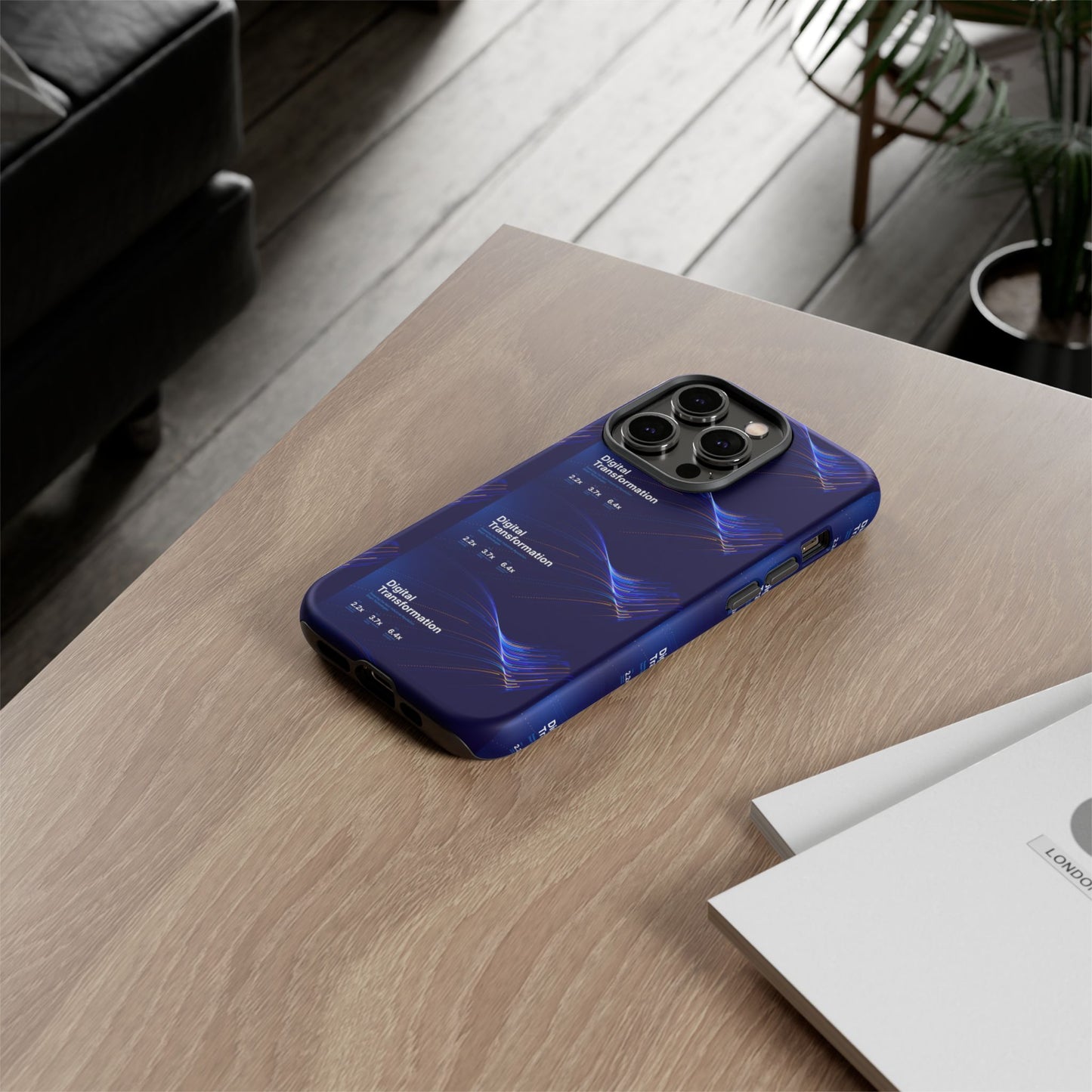Digital Transformation Phone Case, Tough Cases for Modern Tech, Gifts for Digital Nomads, Unique Designs for Gadget Lovers, Custom [...]