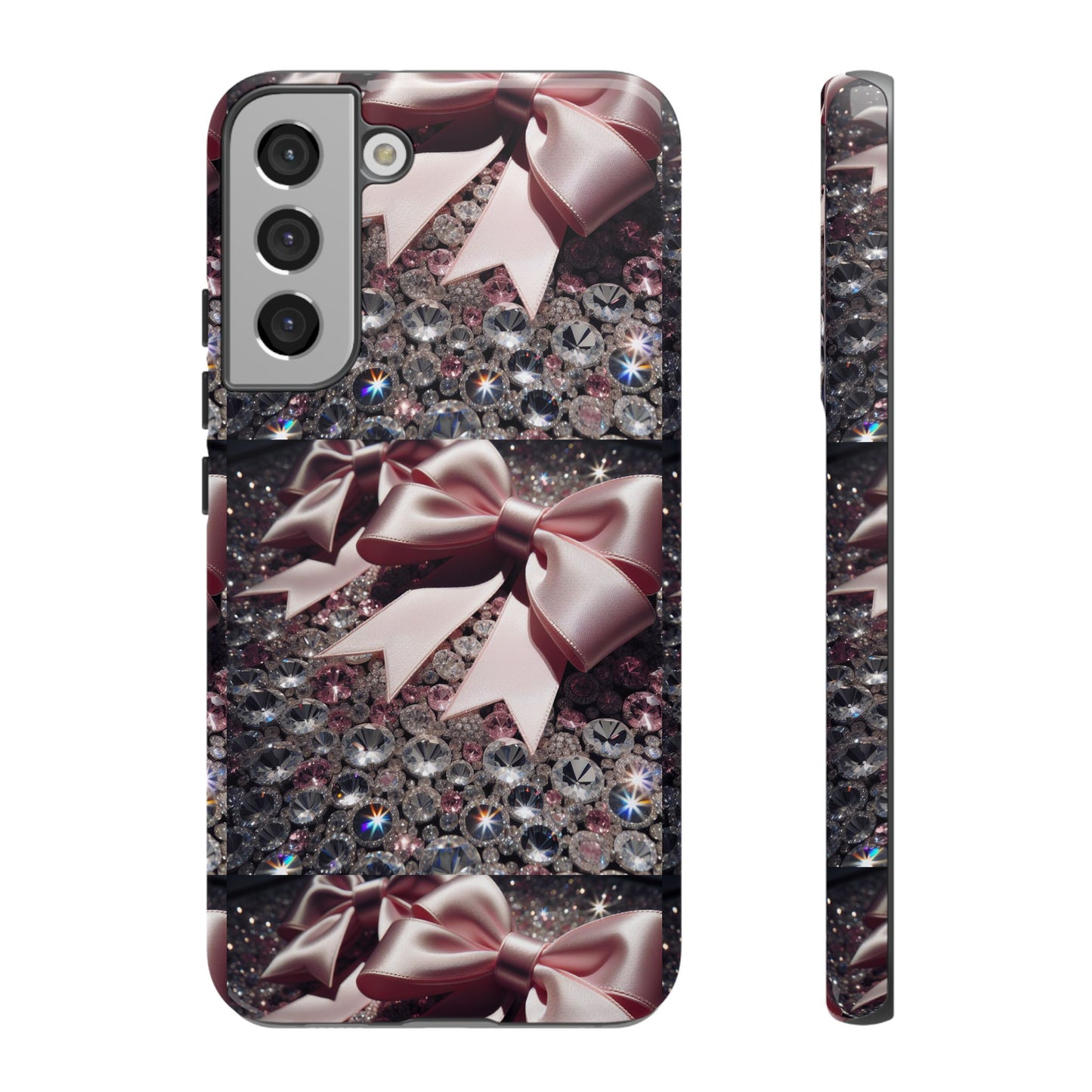 Sparkling Glam Phone Case, Tough Cases, Gift for Her, Stylish Cell Phone Accessories, Blinged Out Designs, Holiday Gifts