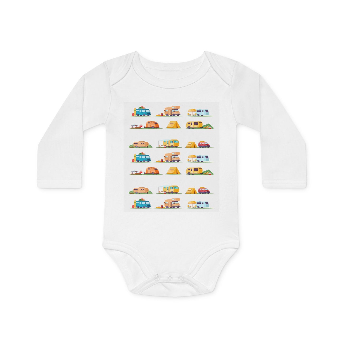 Whimsical Organic Baby Bodysuit, Cute Bodysuit for Newborns, Baby Shower Gift, Eco-Friendly Infant Clothing, Colorful Baby Outfit