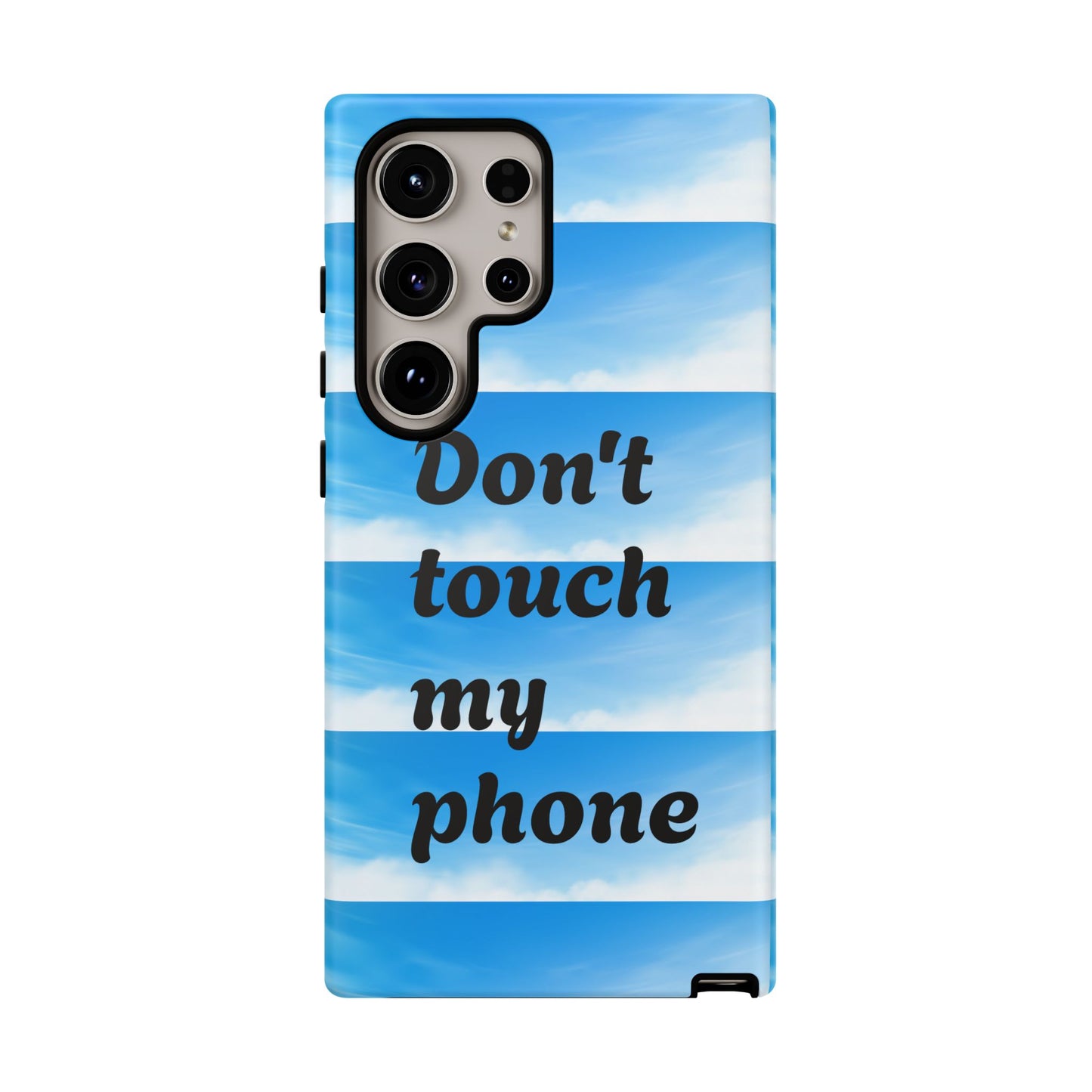 Phone Case, Quirky Phone Cover, Don't Touch My Phone Case, Gift for Teens, Trendy Accessory, Unique Phone Protection