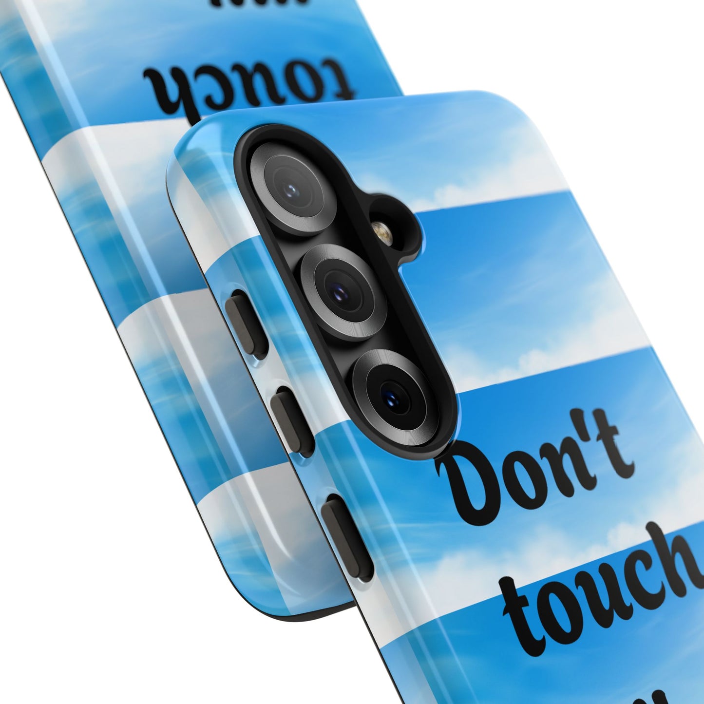 Phone Case, Quirky Phone Cover, Don't Touch My Phone Case, Gift for Teens, Trendy Accessory, Unique Phone Protection
