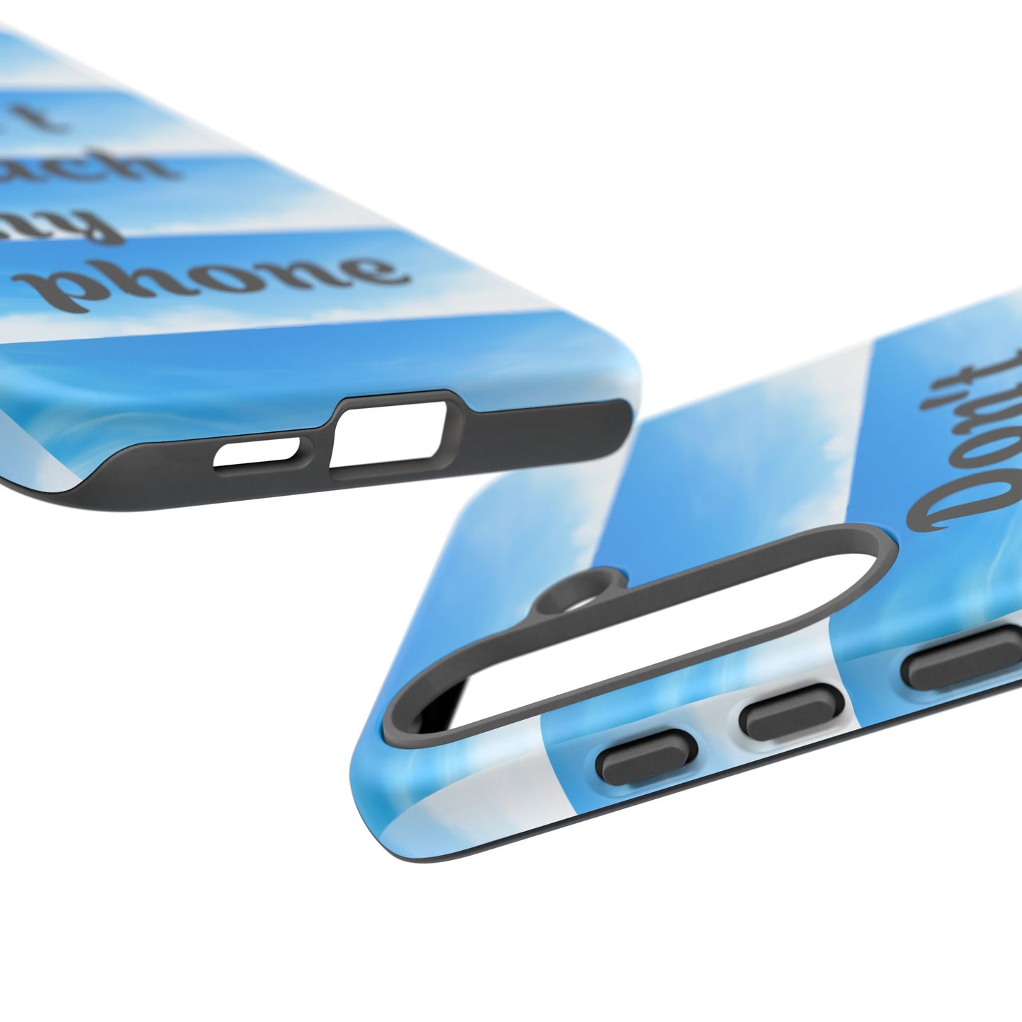 Phone Case, Quirky Phone Cover, Don't Touch My Phone Case, Gift for Teens, Trendy Accessory, Unique Phone Protection