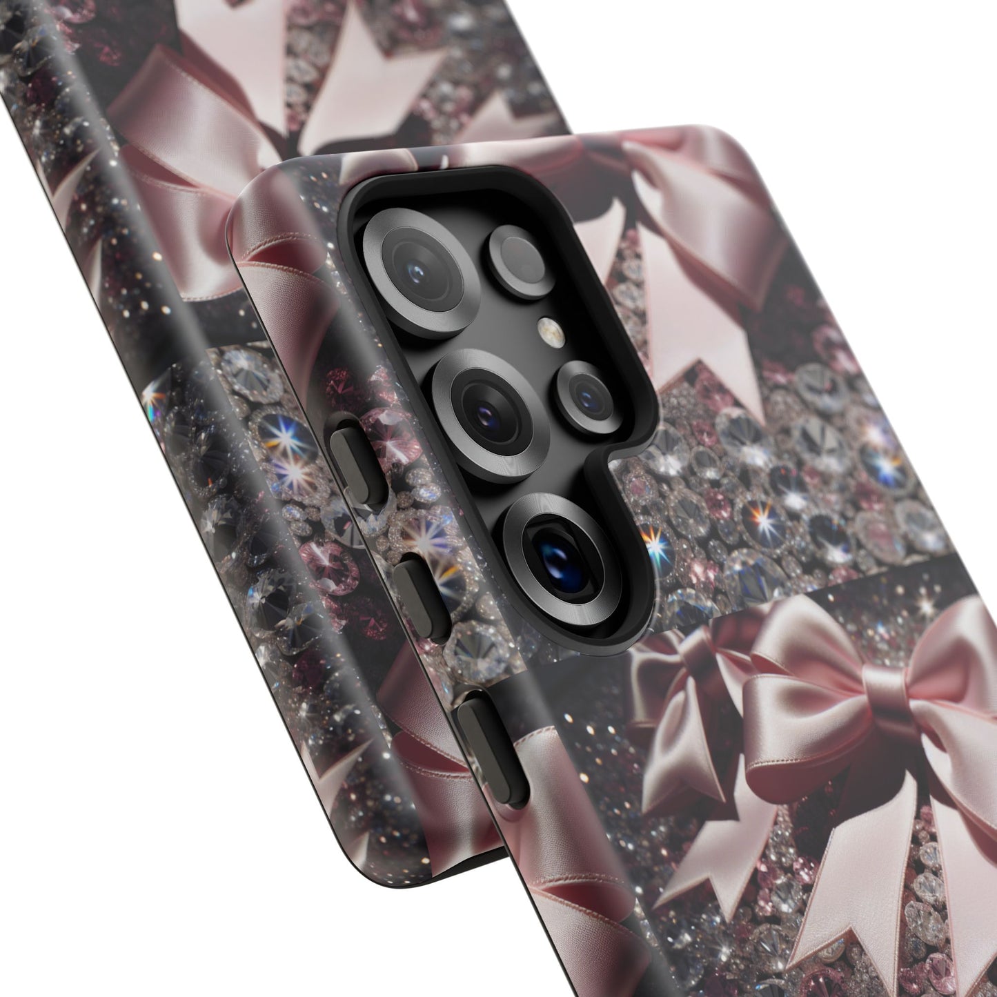 Sparkling Glam Phone Case, Tough Cases, Gift for Her, Stylish Cell Phone Accessories, Blinged Out Designs, Holiday Gifts