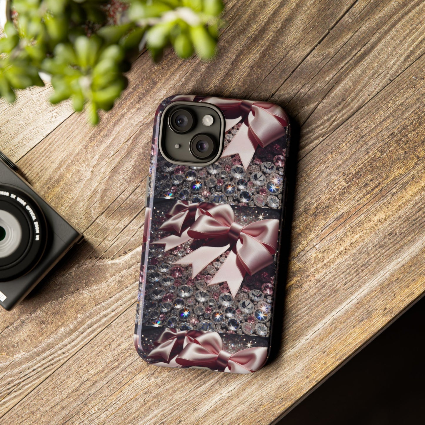 Sparkling Glam Phone Case, Tough Cases, Gift for Her, Stylish Cell Phone Accessories, Blinged Out Designs, Holiday Gifts