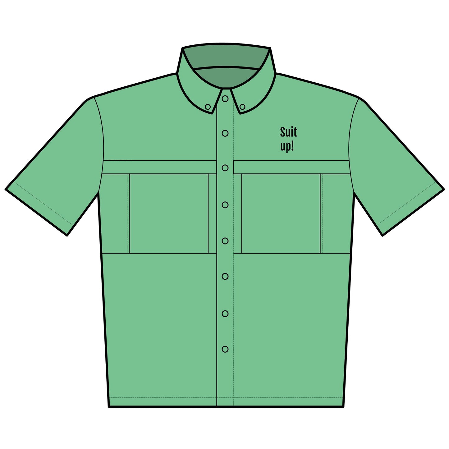 Port Authority® Unisex Short Sleeve UV Daybreak Shirt (Embroidery)