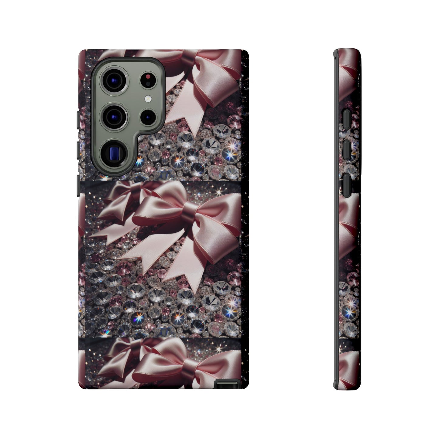 Sparkling Glam Phone Case, Tough Cases, Gift for Her, Stylish Cell Phone Accessories, Blinged Out Designs, Holiday Gifts