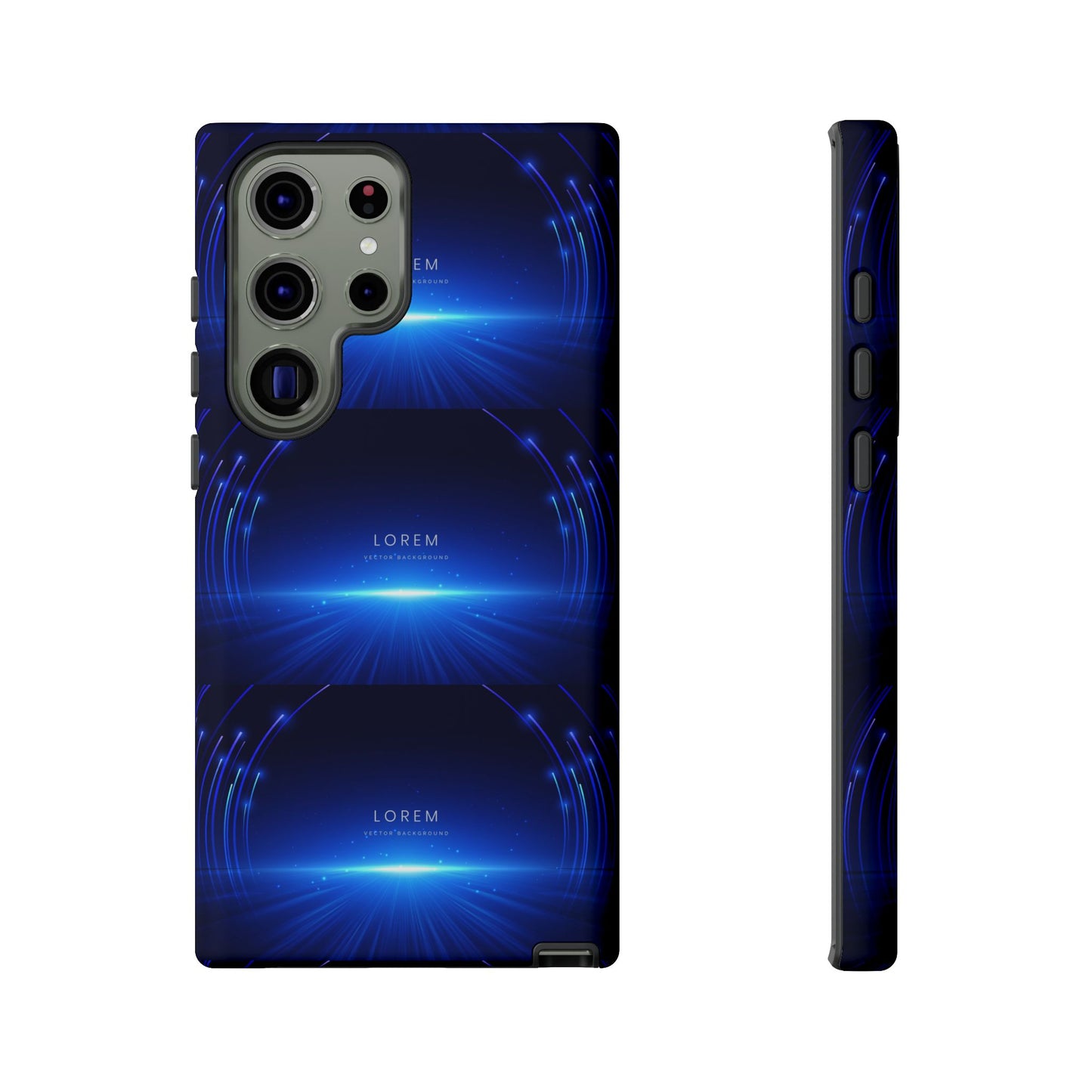 Tough Cases: Blue Lightwave Phone Case, Stylish Mobile Cover, Durable Protective Case, Gift for Tech Lovers, Trendy Gadget Accessory