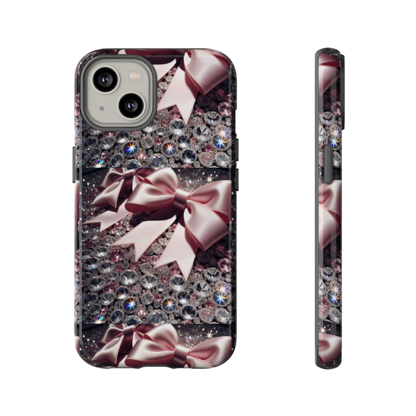 Sparkling Glam Phone Case, Tough Cases, Gift for Her, Stylish Cell Phone Accessories, Blinged Out Designs, Holiday Gifts