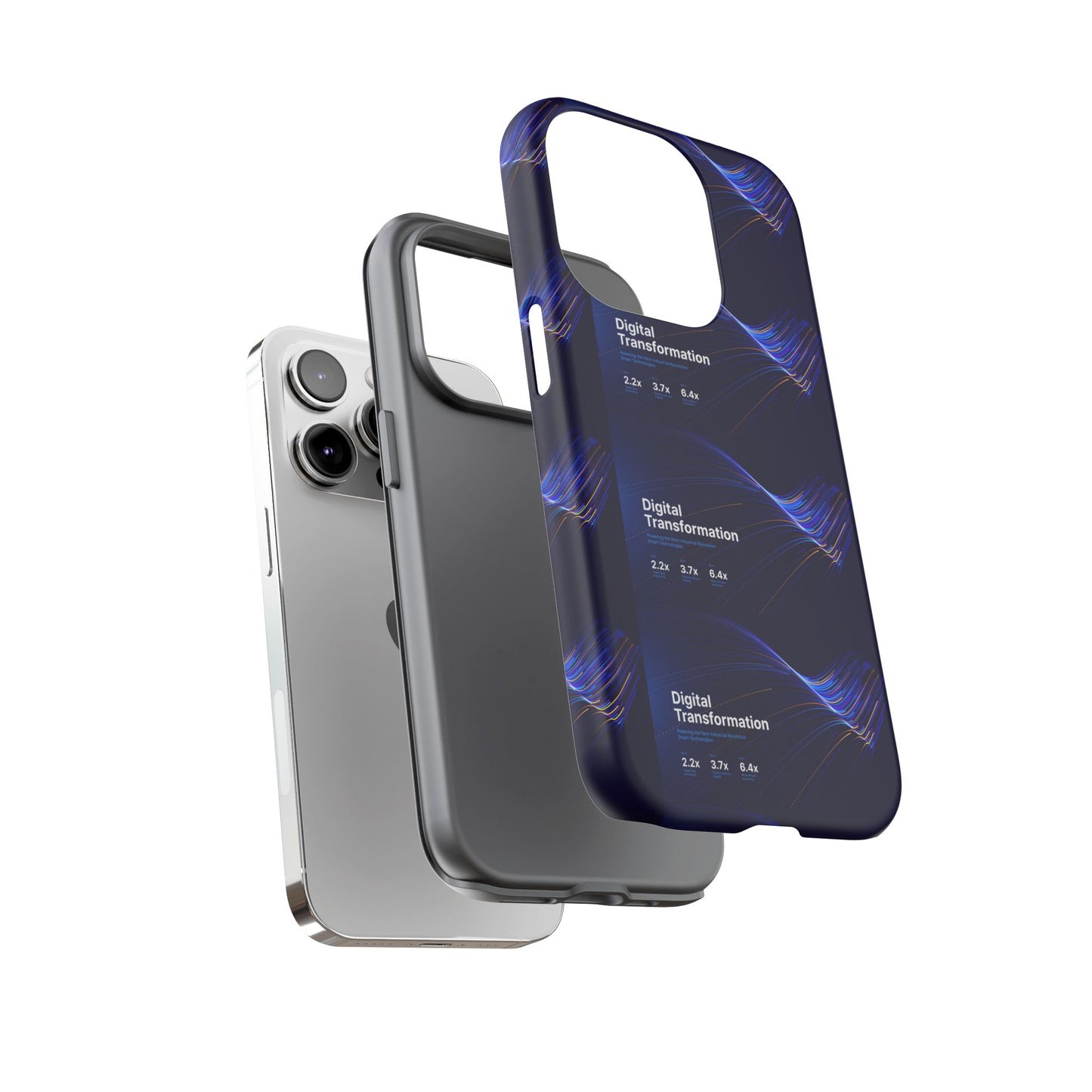 Digital Transformation Phone Case, Tough Cases for Modern Tech, Gifts for Digital Nomads, Unique Designs for Gadget Lovers, Custom [...]