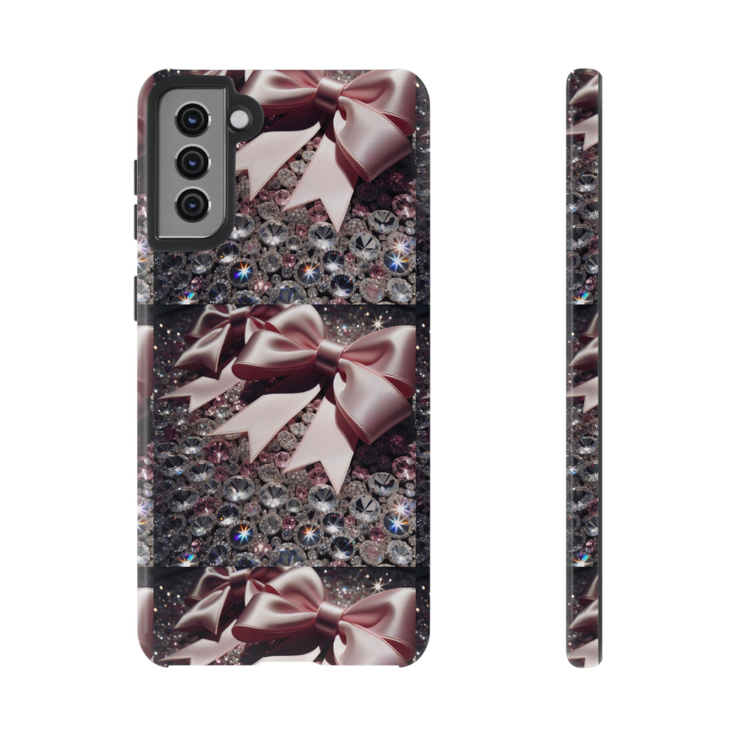 Sparkling Glam Phone Case, Tough Cases, Gift for Her, Stylish Cell Phone Accessories, Blinged Out Designs, Holiday Gifts