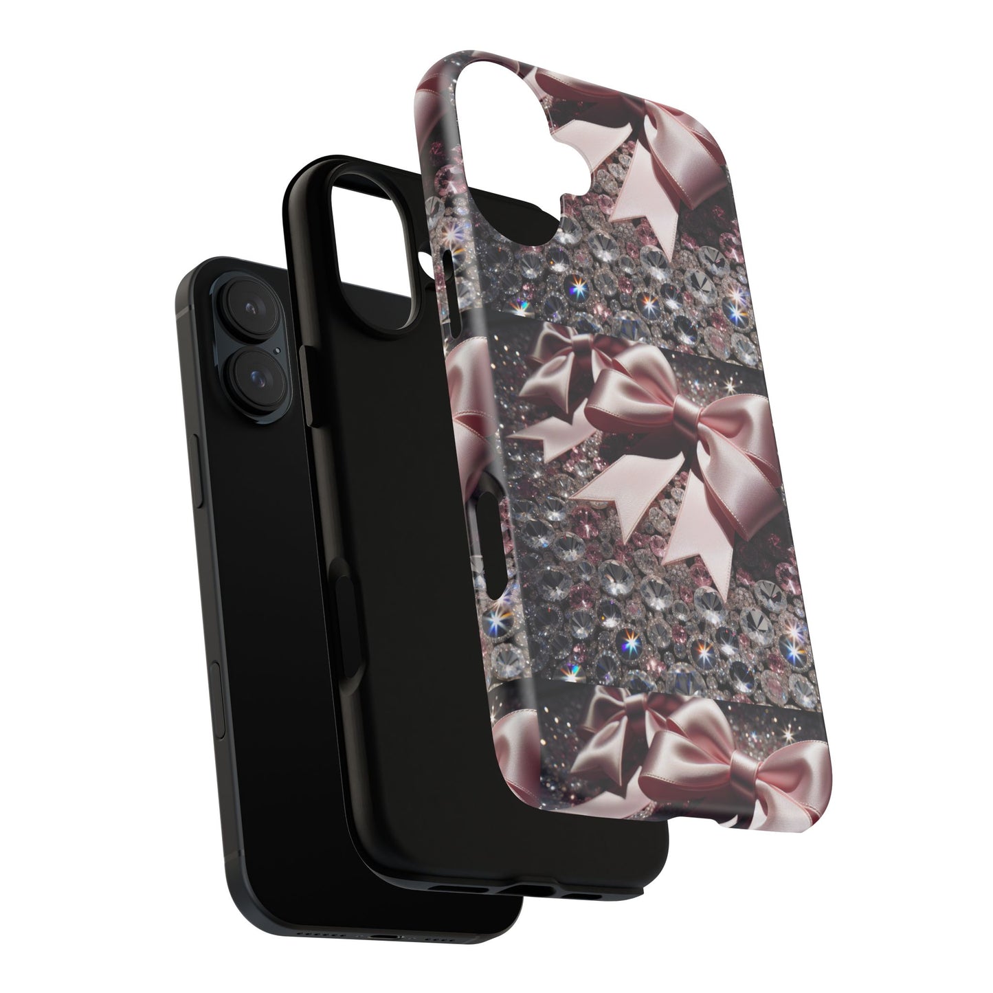 Sparkling Glam Phone Case, Tough Cases, Gift for Her, Stylish Cell Phone Accessories, Blinged Out Designs, Holiday Gifts