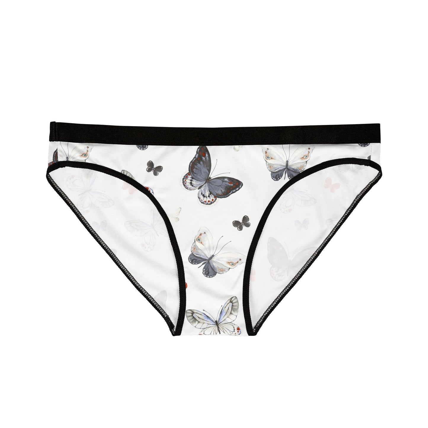 Butterfly Print Women's Underwear, Custom Floral Panties, Comfortable Lingerie, Gift for Her, Cute Underwear Set, Everyday Essentials
