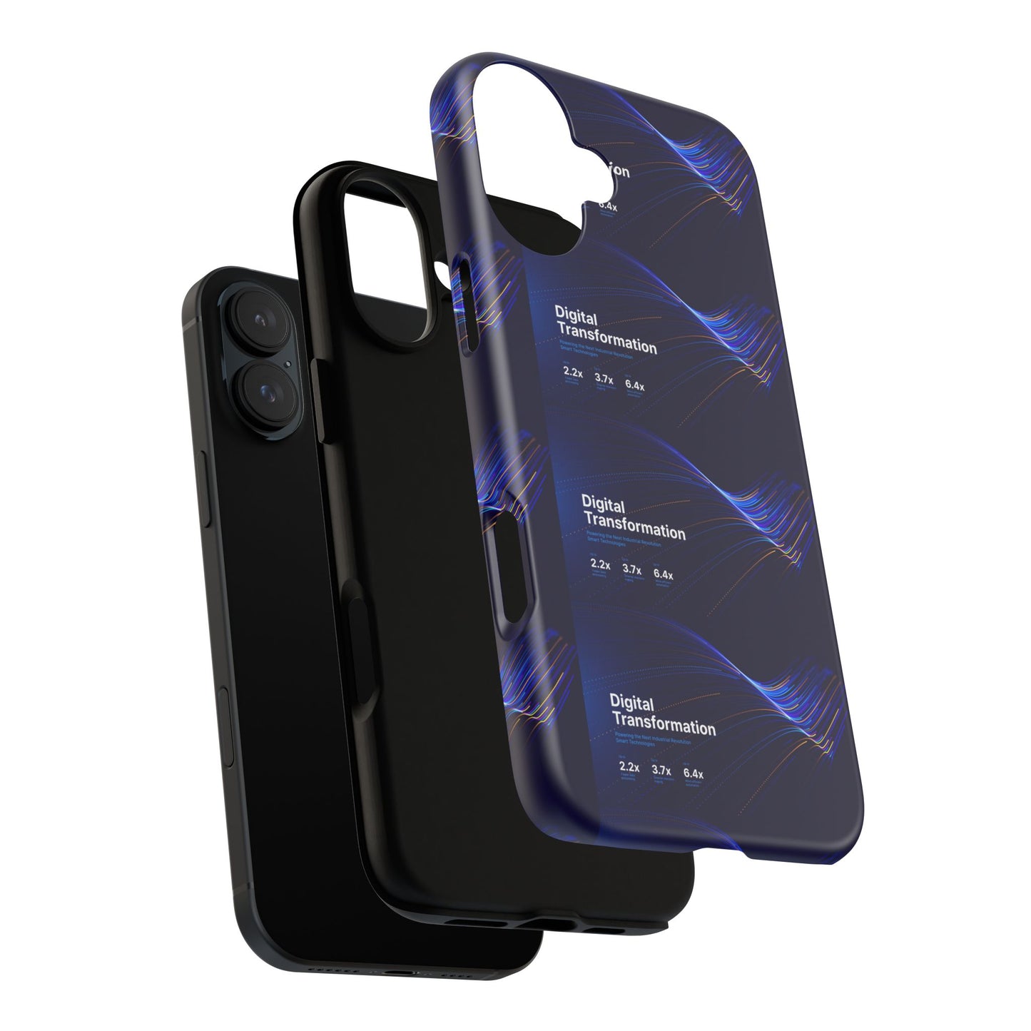 Digital Transformation Phone Case, Tough Cases for Modern Tech, Gifts for Digital Nomads, Unique Designs for Gadget Lovers, Custom [...]