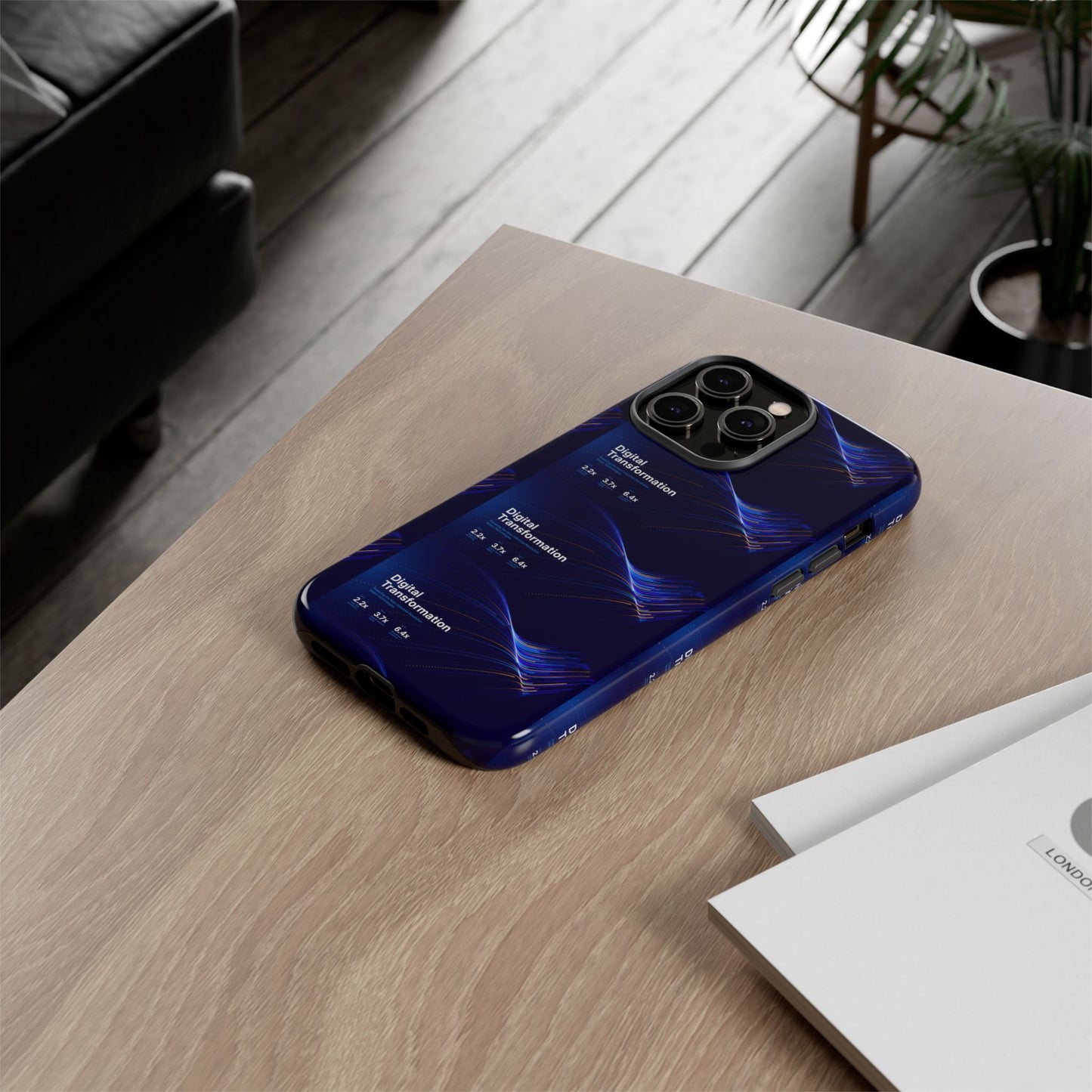 Digital Transformation Phone Case, Tough Cases for Modern Tech, Gifts for Digital Nomads, Unique Designs for Gadget Lovers, Custom [...]