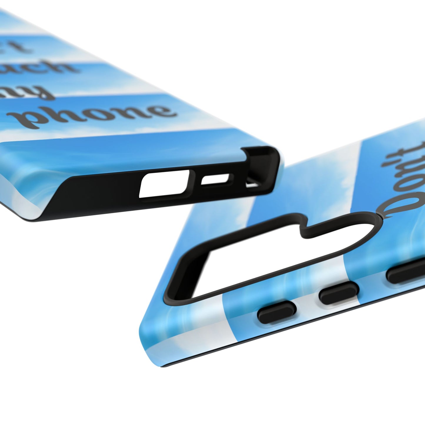 Phone Case, Quirky Phone Cover, Don't Touch My Phone Case, Gift for Teens, Trendy Accessory, Unique Phone Protection