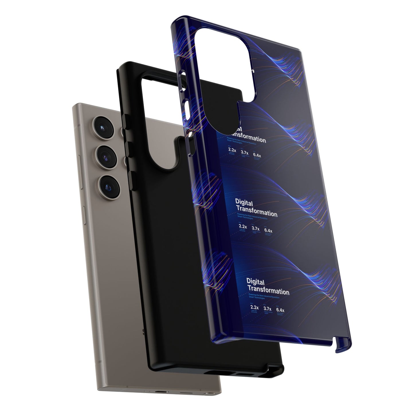 Digital Transformation Phone Case, Tough Cases for Modern Tech, Gifts for Digital Nomads, Unique Designs for Gadget Lovers, Custom [...]