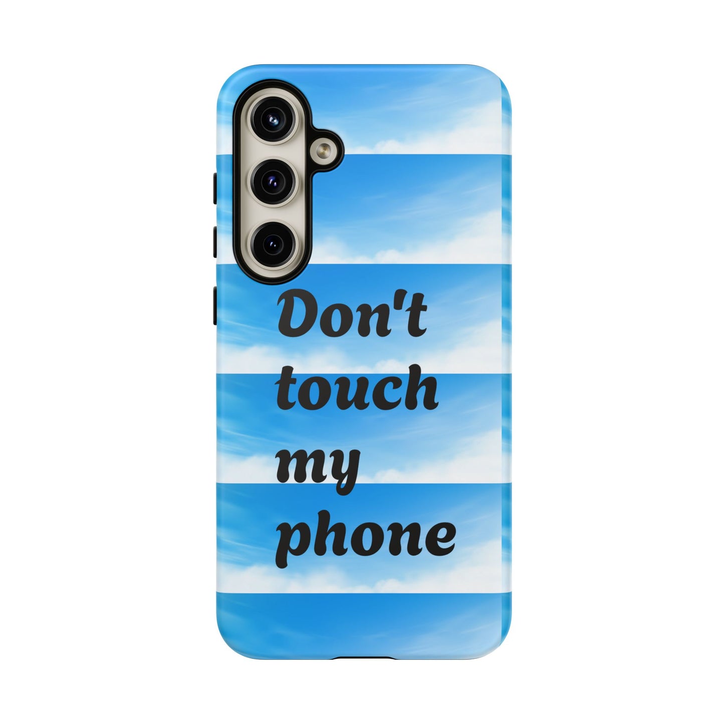 Phone Case, Quirky Phone Cover, Don't Touch My Phone Case, Gift for Teens, Trendy Accessory, Unique Phone Protection
