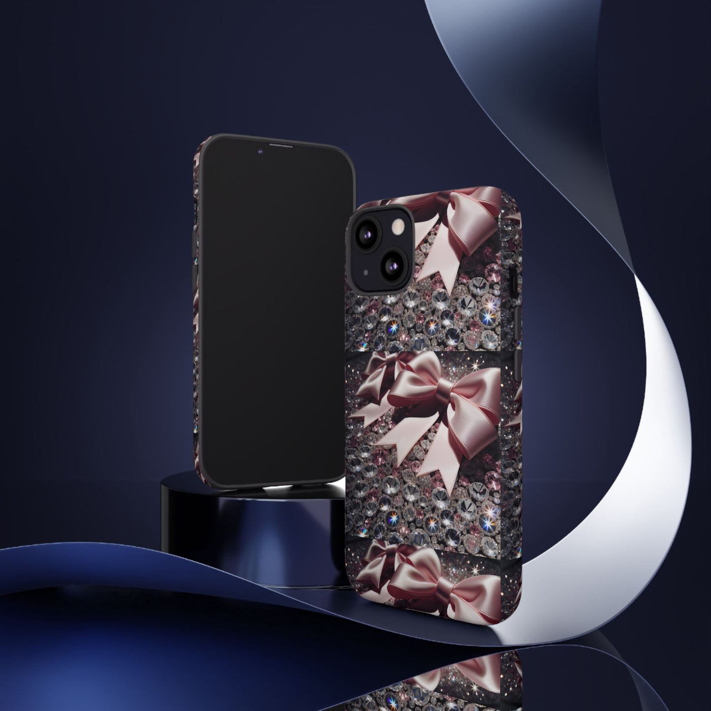 Sparkling Glam Phone Case, Tough Cases, Gift for Her, Stylish Cell Phone Accessories, Blinged Out Designs, Holiday Gifts