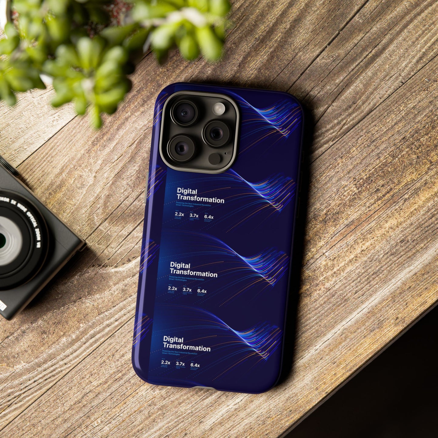 Digital Transformation Phone Case, Tough Cases for Modern Tech, Gifts for Digital Nomads, Unique Designs for Gadget Lovers, Custom [...]