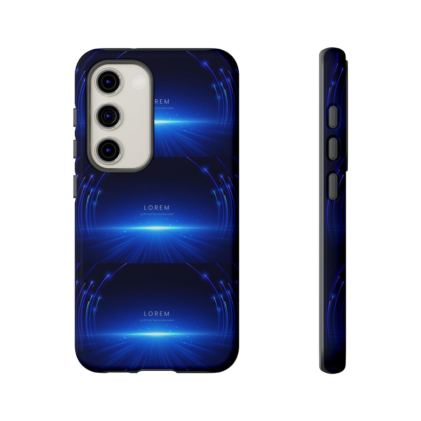 Tough Cases: Blue Lightwave Phone Case, Stylish Mobile Cover, Durable Protective Case, Gift for Tech Lovers, Trendy Gadget Accessory
