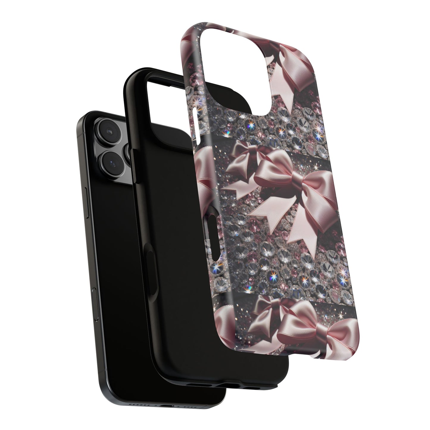 Sparkling Glam Phone Case, Tough Cases, Gift for Her, Stylish Cell Phone Accessories, Blinged Out Designs, Holiday Gifts