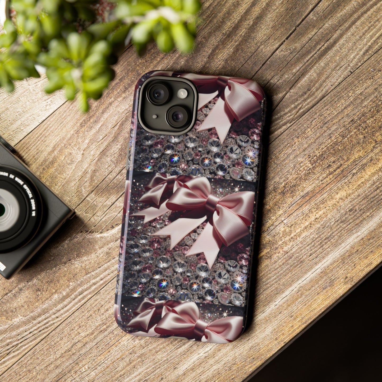 Sparkling Glam Phone Case, Tough Cases, Gift for Her, Stylish Cell Phone Accessories, Blinged Out Designs, Holiday Gifts