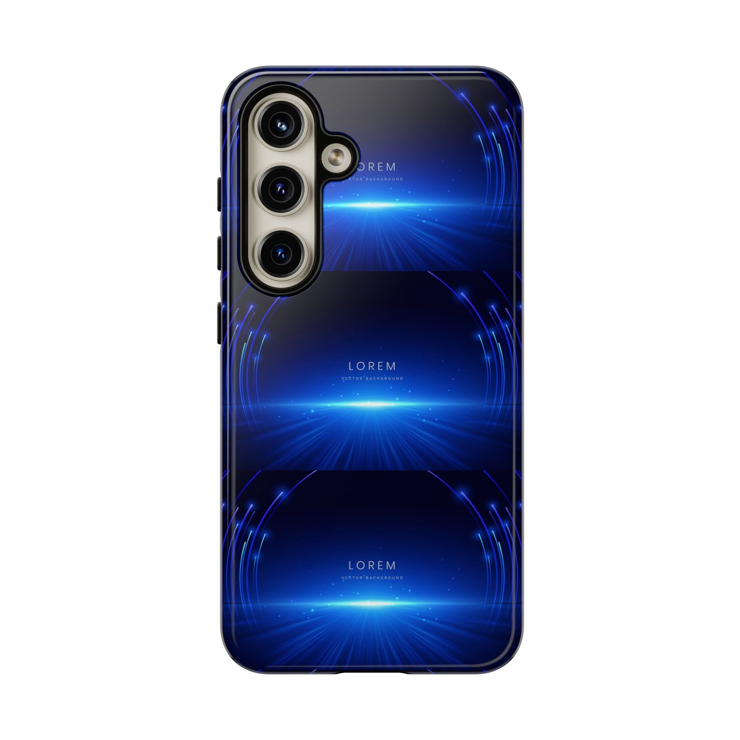 Tough Cases: Blue Lightwave Phone Case, Stylish Mobile Cover, Durable Protective Case, Gift for Tech Lovers, Trendy Gadget Accessory