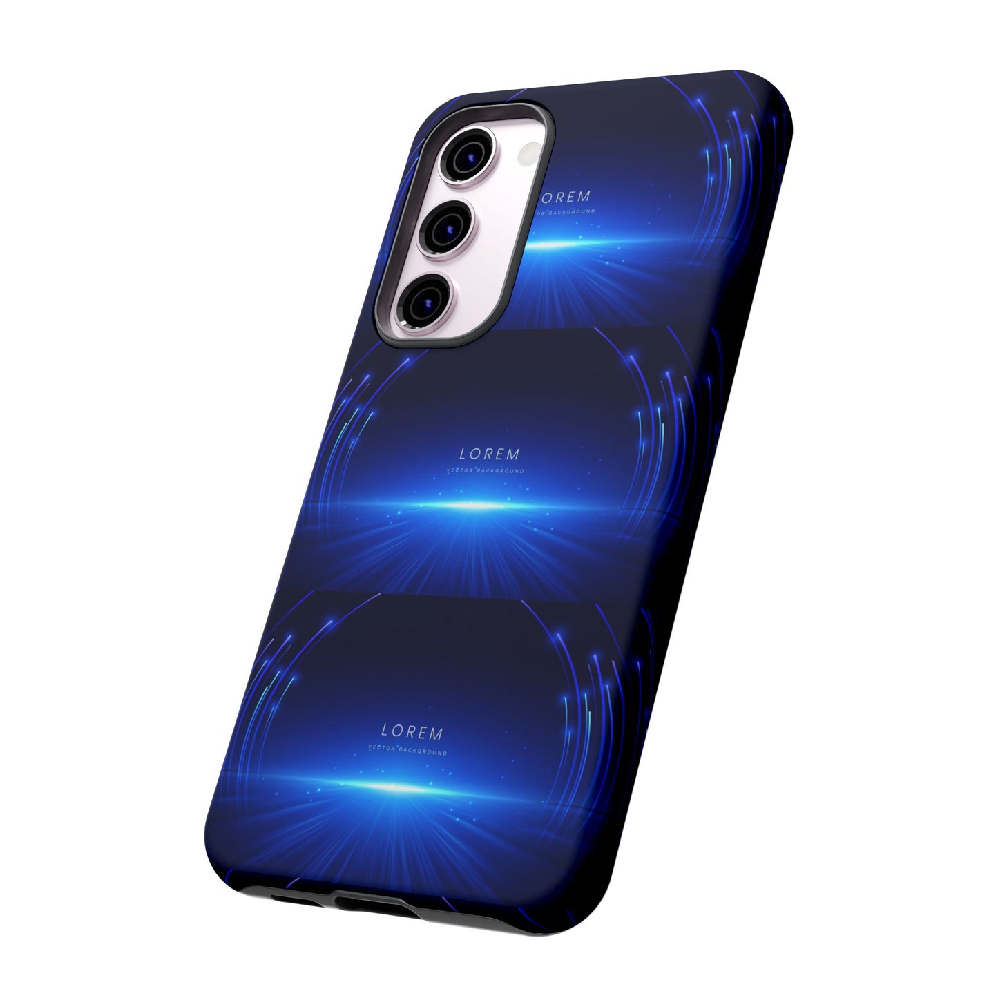 Tough Cases: Blue Lightwave Phone Case, Stylish Mobile Cover, Durable Protective Case, Gift for Tech Lovers, Trendy Gadget Accessory