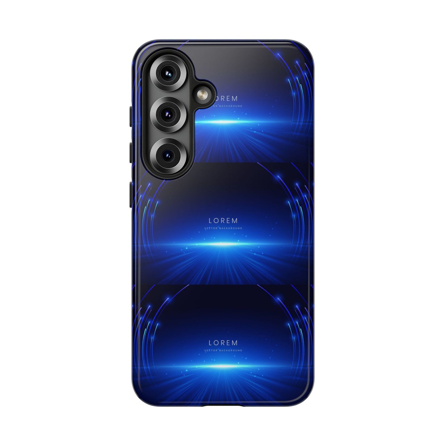 Tough Cases: Blue Lightwave Phone Case, Stylish Mobile Cover, Durable Protective Case, Gift for Tech Lovers, Trendy Gadget Accessory