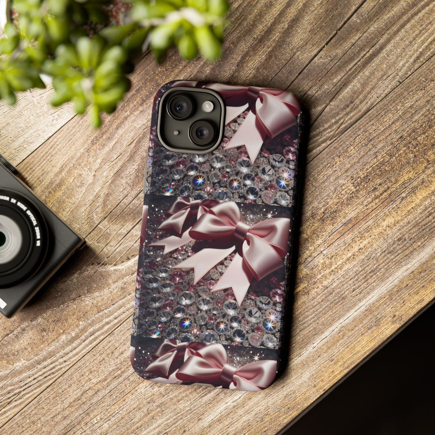 Sparkling Glam Phone Case, Tough Cases, Gift for Her, Stylish Cell Phone Accessories, Blinged Out Designs, Holiday Gifts